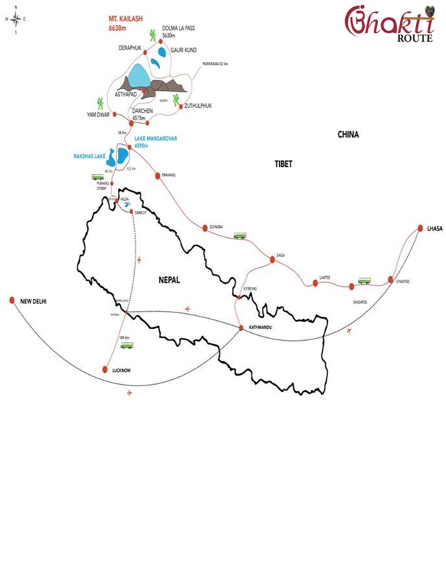 Kailash Mansarovar Sr Citizen by Helicopter 6 Days Ex Lucknow